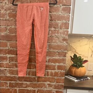 Gymshark 7/8 Orange Leggings